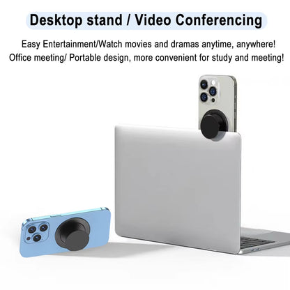 Grippopso Magnetic Folding Mobile Phone Grip Holder Socket Support Tok for Iphone 16 15 14 13 Ring Finger Expanding Stand